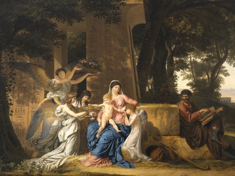 1762-Louis Gauffier - Riposo in Egitto - Museo di Sainte-Croix